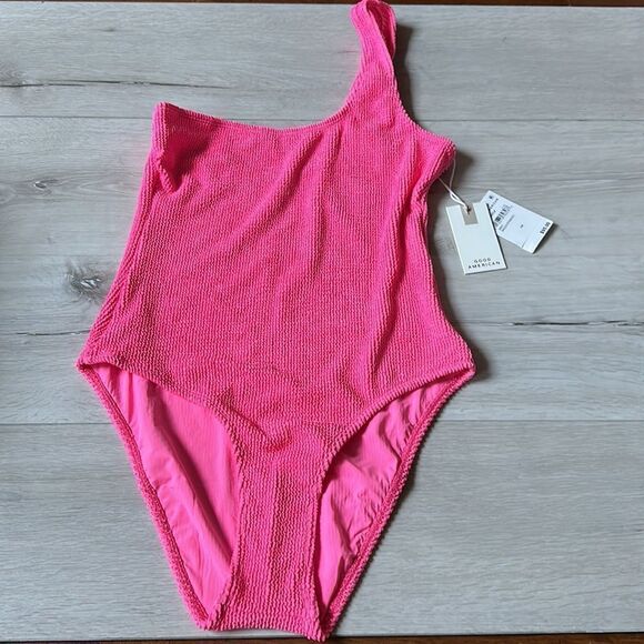 GOOD AMERICAN ALWAYS FITS SHOULDER ONE-PIECE 3/4 NWT - Picture 7 of 9